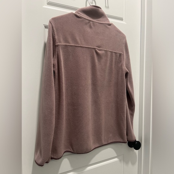 Women’s 3 snap light purple pullover - Picture 3 of 4